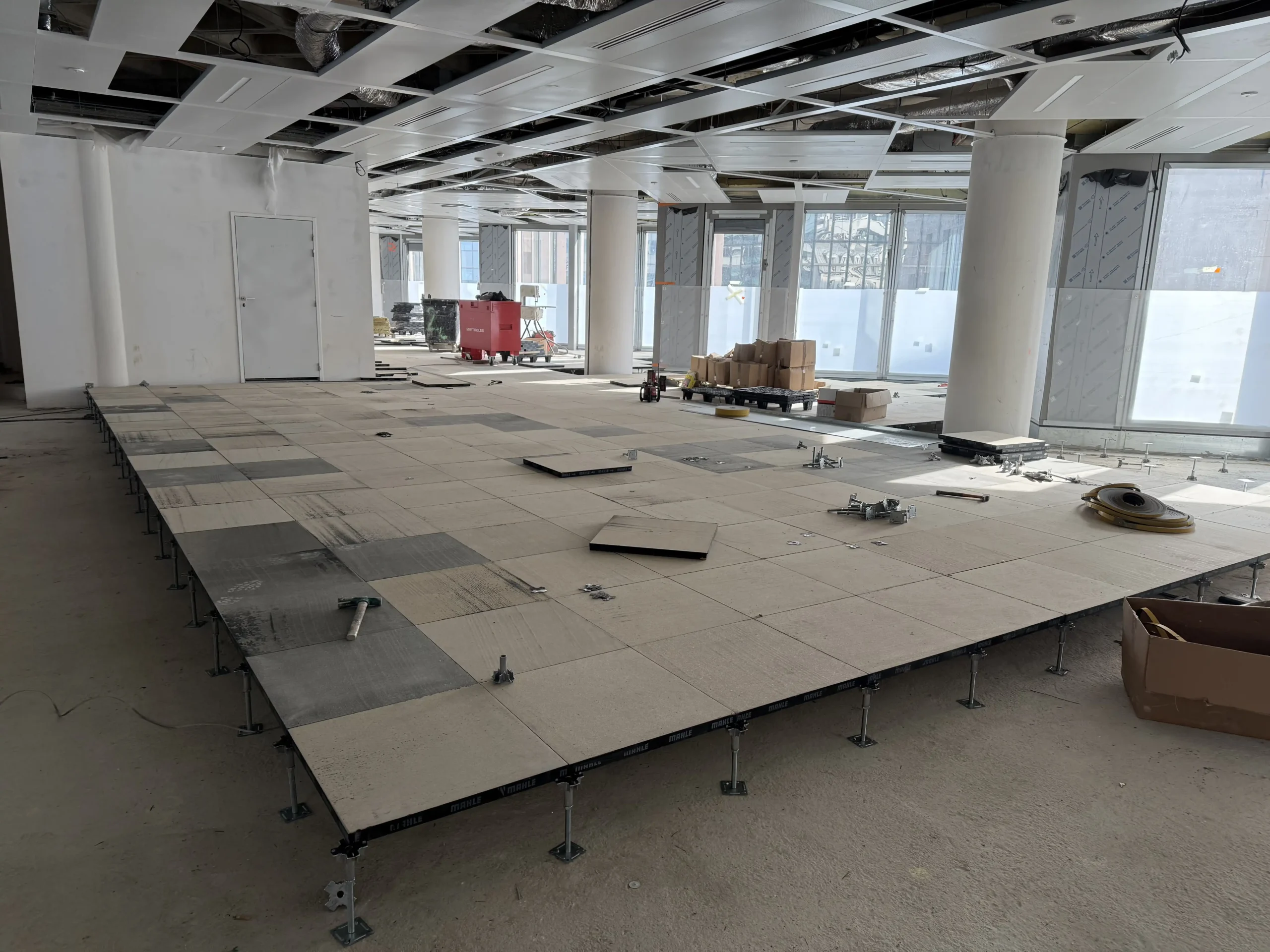 Faux plancher technique de réemploi et neuf